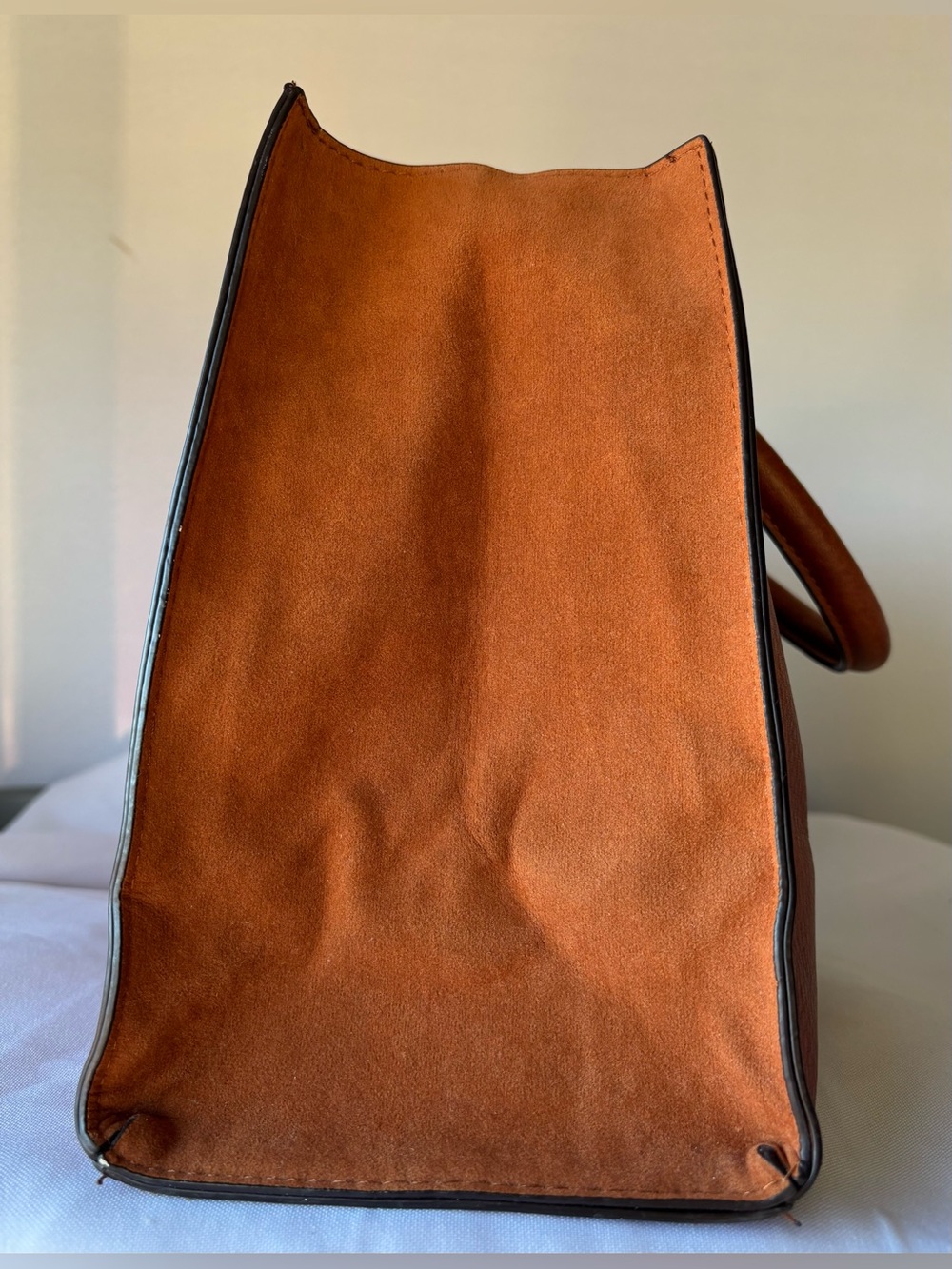 Aldo Brown Leather Tote Bag - Picture 4 of 10